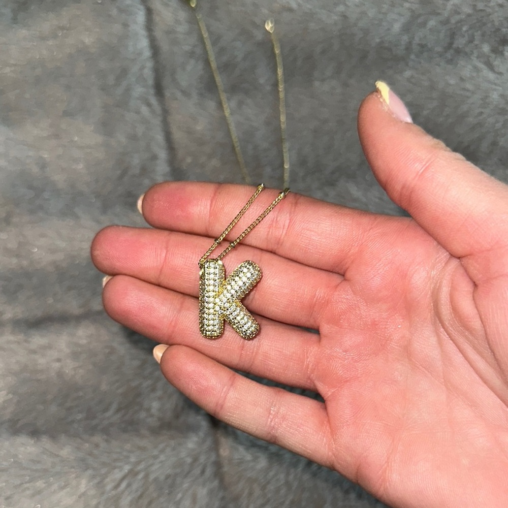 Diamond K necklace NWOT
